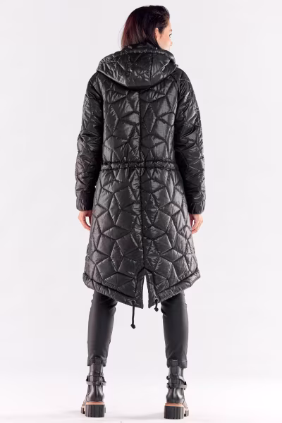 Kurtka Damska Model A538 Black - awama — zdjęcie 3