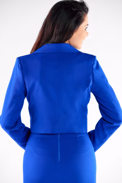 Żakiet Model A529 Blue - awama — zdjęcie 3