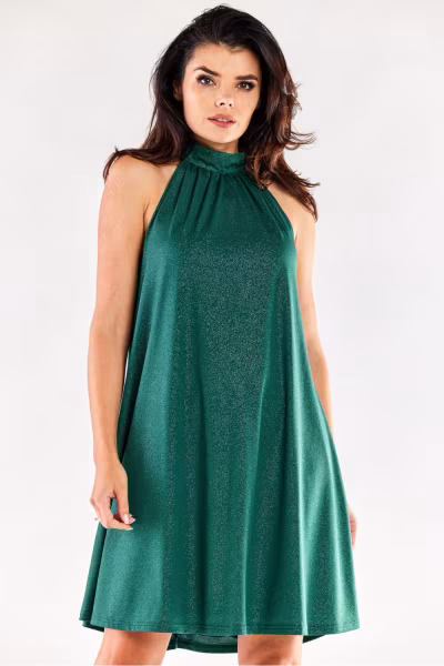 Sukienka Model A556 Bottle Green - awama — zdjęcie 1