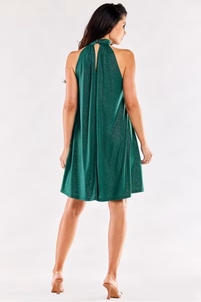 Sukienka Model A556 Bottle Green - awama — zdjęcie 3