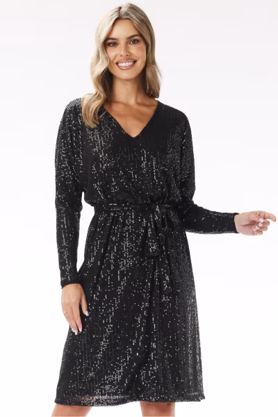 Sukienka Model A690 Black - awama — zdjęcie 1