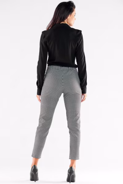 Spodnie Damskie Model A532 Houndstooth - awama — zdjęcie 3