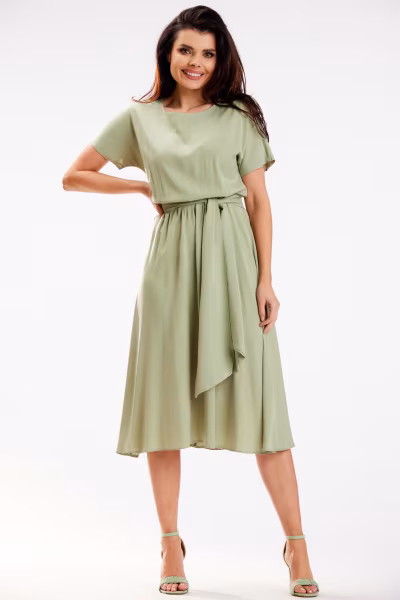 Sukienka Model A576 Green - awama — zdjęcie 1