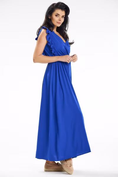 Sukienka Model A638 Blue - awama — zdjęcie 2