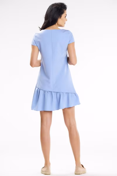 Sukienka Model A644 Brigth Blue - awama — zdjęcie 3