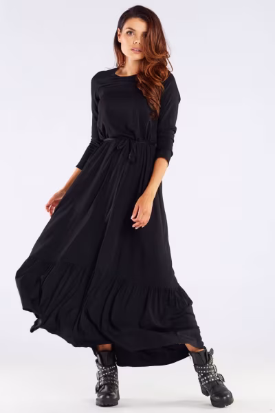 Sukienka Model A455 Black - awama — zdjęcie 2