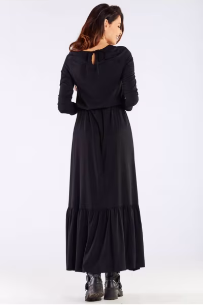 Sukienka Model A455 Black - awama — zdjęcie 3