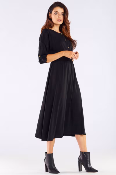 Sukienka Model A452 Black - awama — zdjęcie 3