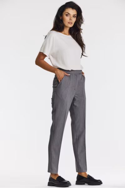 Spodnie Damskie Model A675 Grey - awama — zdjęcie 2