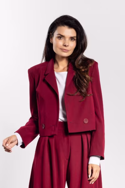 Marynarka Model A744 Claret - awama — zdjęcie 3