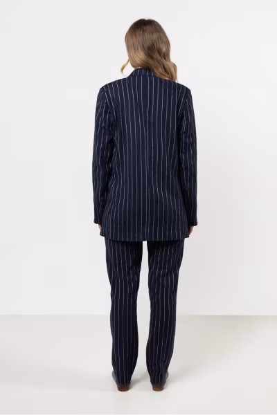 Spodnie Damskie Model A726 Navy - awama — zdjęcie 3