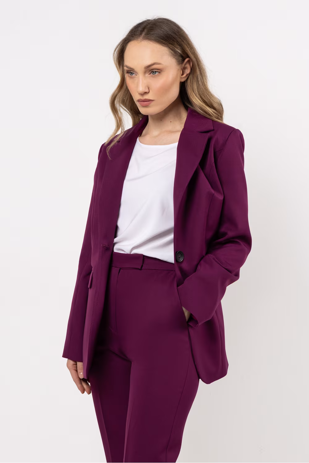 Marynarka Model A714 Plum - awama