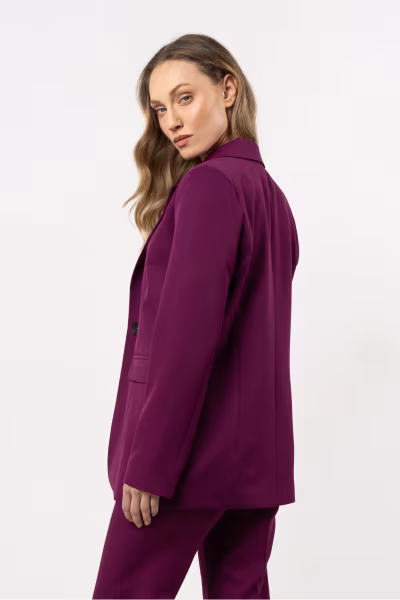 Marynarka Model A714 Plum - awama — zdjęcie 3