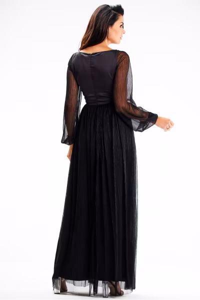 Sukienka Model A626 Black - awama — zdjęcie 3