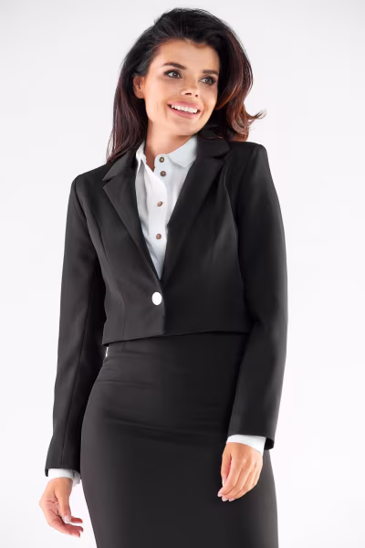 Żakiet Model A529 Black - awama — zdjęcie 1
