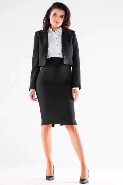 Żakiet Model A529 Black - awama — zdjęcie 2