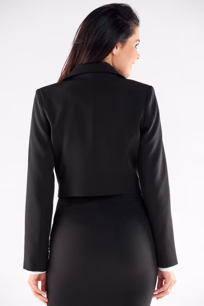 Żakiet Model A529 Black - awama — zdjęcie 3