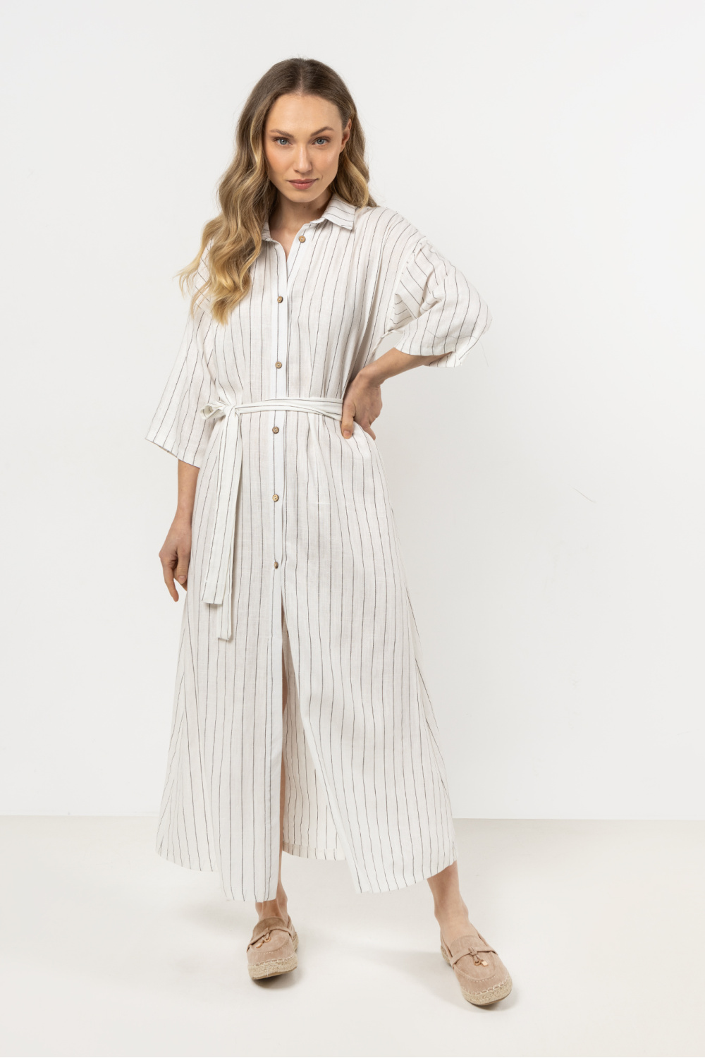 Sukienka Model A730 Śmietanka - awama