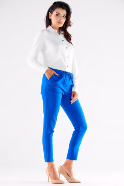 Spodnie Damskie Model A532 Blue - awama — zdjęcie 2