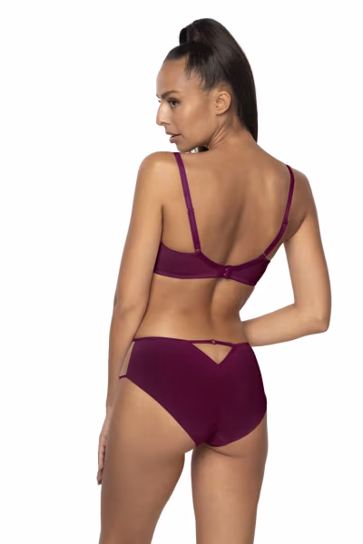 Biustonosz Soft Model Maureen M-3808/2 Beige/Violet - Mat — zdjęcie 3