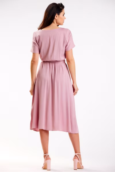 Sukienka Model A576 Dirty Pink - awama — zdjęcie 3