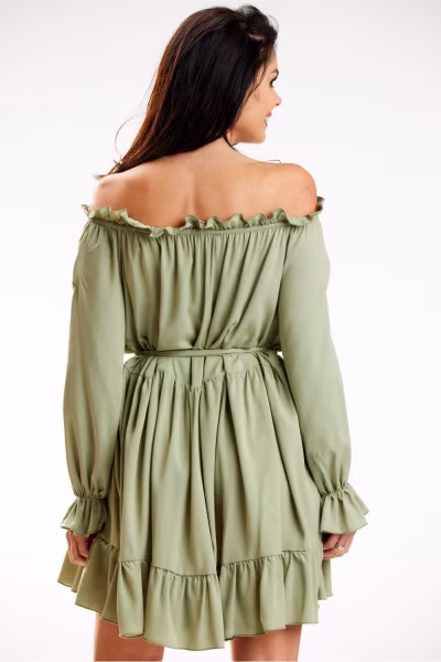Sukienka Model A578 Green - awama — zdjęcie 3