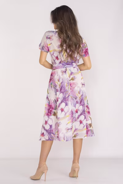 Sukienka Model A510 Violet - awama — zdjęcie 3