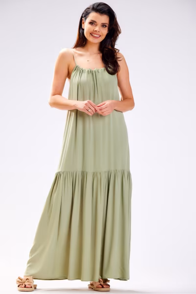 Sukienka Model A582 Green - awama — zdjęcie 1