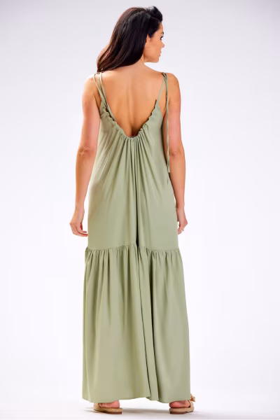 Sukienka Model A582 Green - awama — zdjęcie 3