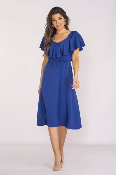 Sukienka Model A659 Blue - awama — zdjęcie 1