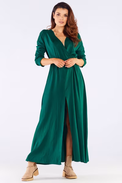 Sukienka Model A454 Green - awama — zdjęcie 1