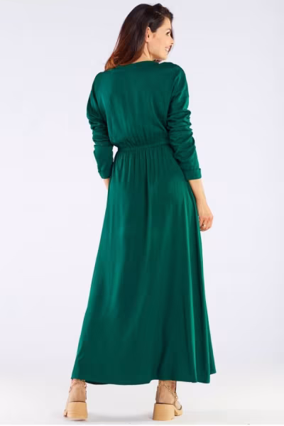 Sukienka Model A454 Green - awama — zdjęcie 3