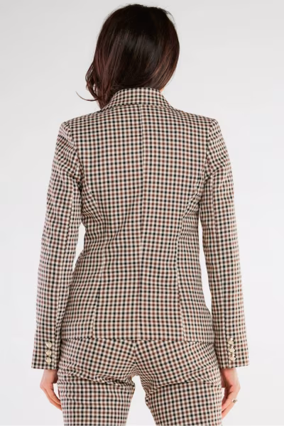 Żakiet Model A439 Brown - awama — zdjęcie 3