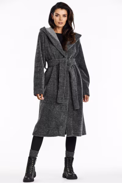 Płaszcz Damski Model A682 Grey - awama — zdjęcie 1