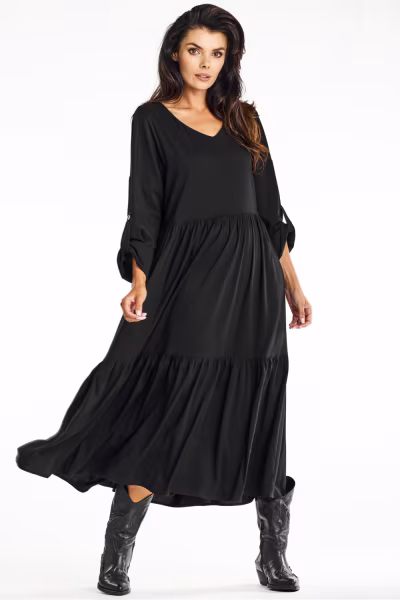 Sukienka Model A669 Black - awama — zdjęcie 1