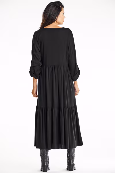 Sukienka Model A669 Black - awama — zdjęcie 3