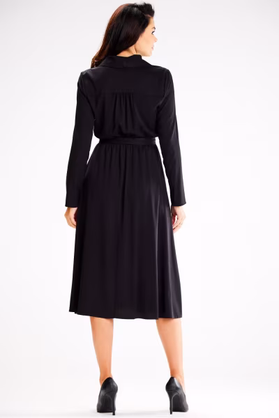 Sukienka Model A604 Black - awama — zdjęcie 3