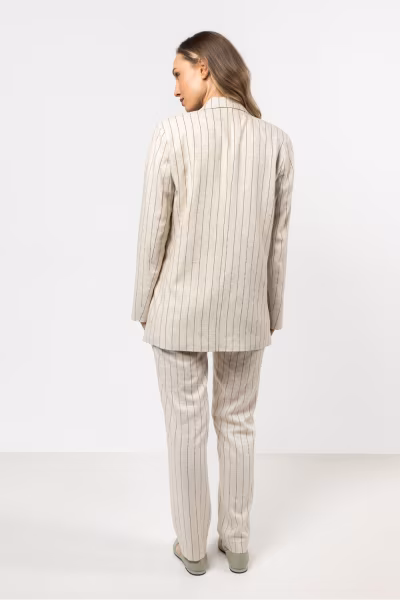 Spodnie Damskie Model A726 Mocca - awama — zdjęcie 3