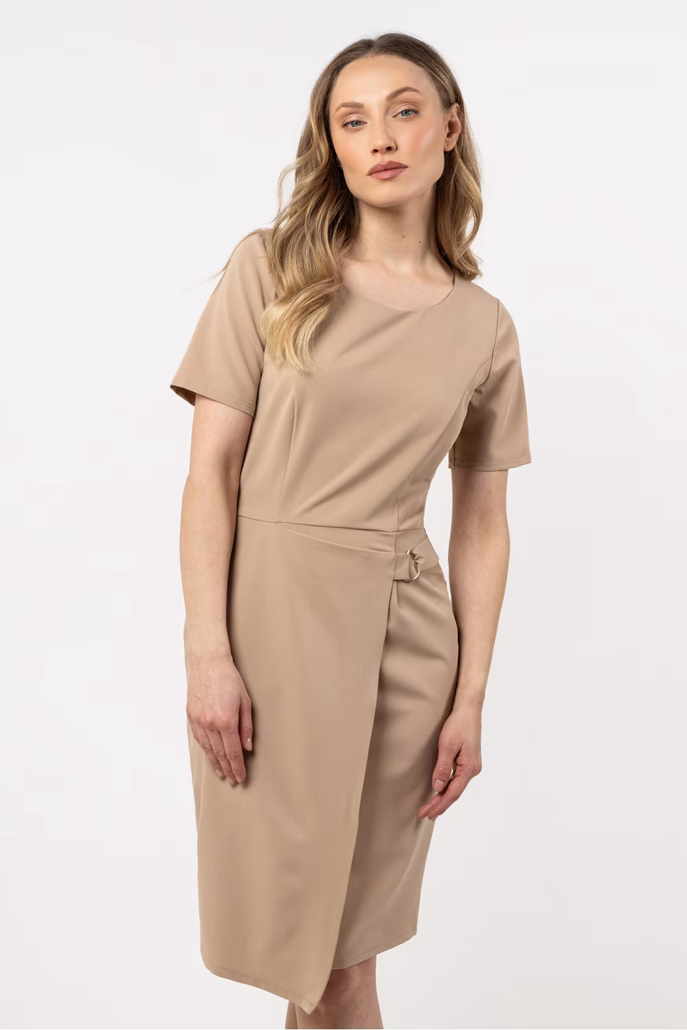Sukienka Model A710 Beige - awama