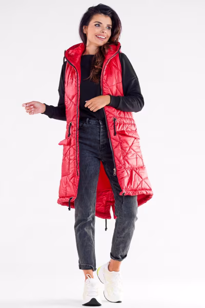 Kamizelka Model A543 Red - awama — zdjęcie 2