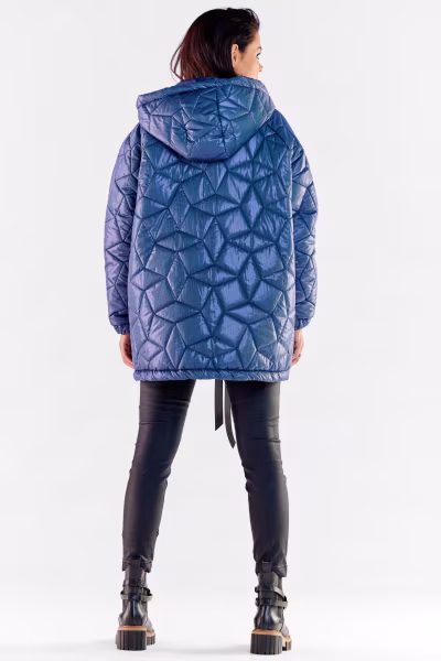 Kurtka Damska Model A536 Navy - awama — zdjęcie 3