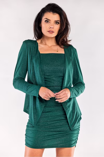 Żakiet Model A559 Bottle Green - awama — zdjęcie 1