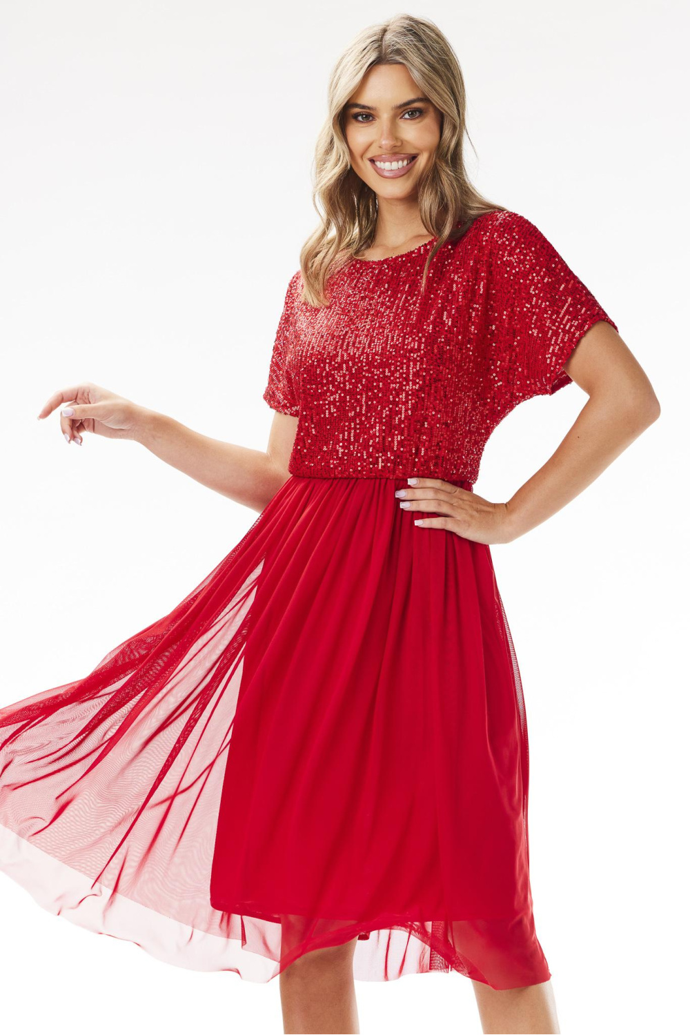 Sukienka Model A689 Red - awama