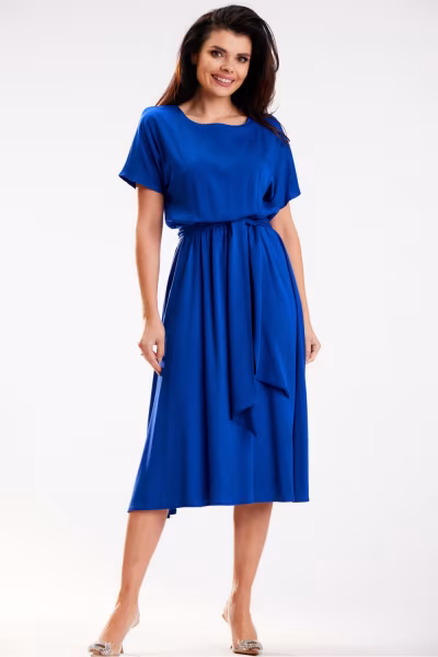 Sukienka Model A576 Blue - awama — zdjęcie 1