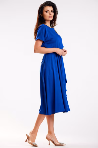 Sukienka Model A576 Blue - awama — zdjęcie 2