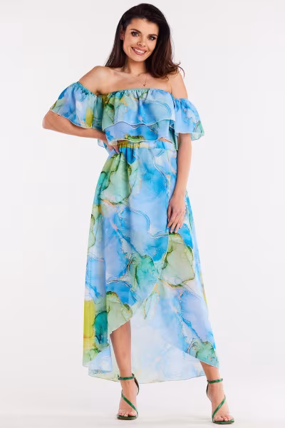 Spódnica Model A512 Sea Waves - awama — zdjęcie 1