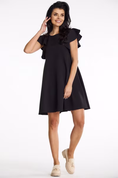 Sukienka Model A643 Black - awama — zdjęcie 2