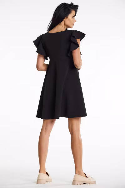 Sukienka Model A643 Black - awama — zdjęcie 3