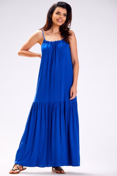 Sukienka Model A582 Blue - awama — zdjęcie 1