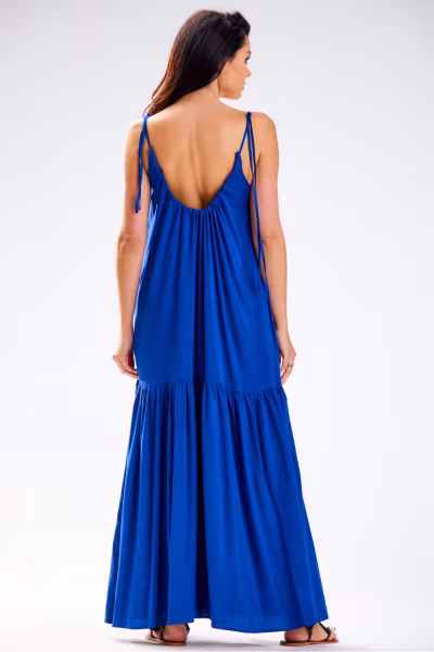 Sukienka Model A582 Blue - awama — zdjęcie 3